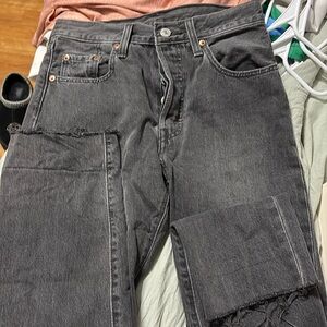 distress wash levi jeans size 25
